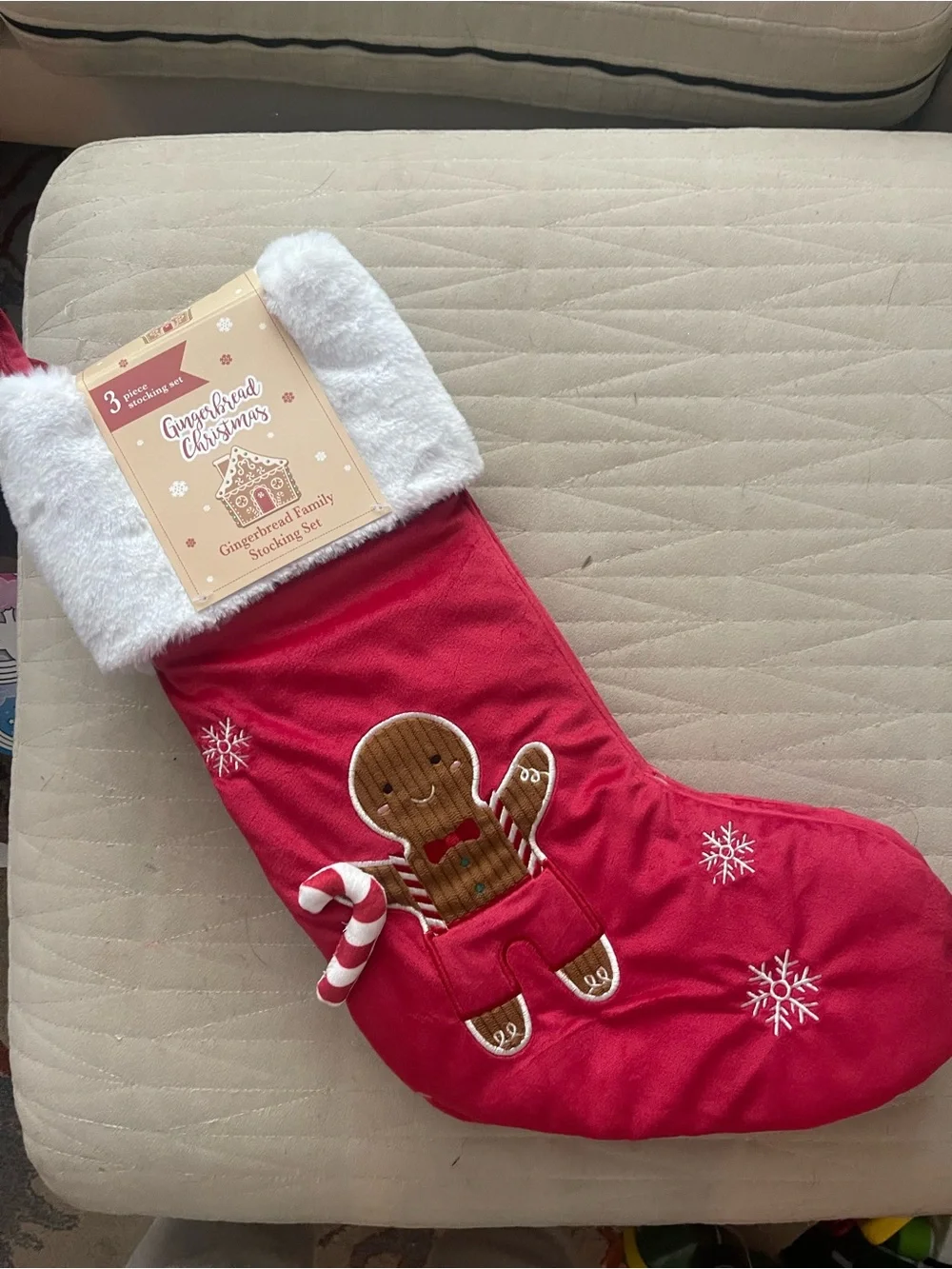 Gingerbread Family Christmas Stockings